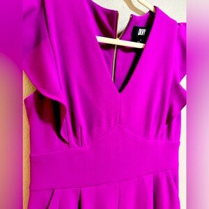DKNY Magenta Pantsuit